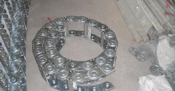 供应工程钢铝拖链机床塑料穿线拖链